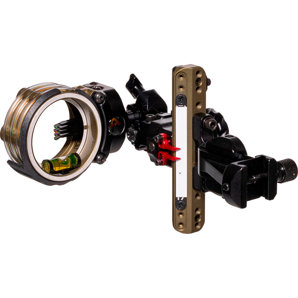Axcel LANDSLYDE Picatinny Slider Tactical Bowhunting Sight AccuStat II Micro 4 Pin .010