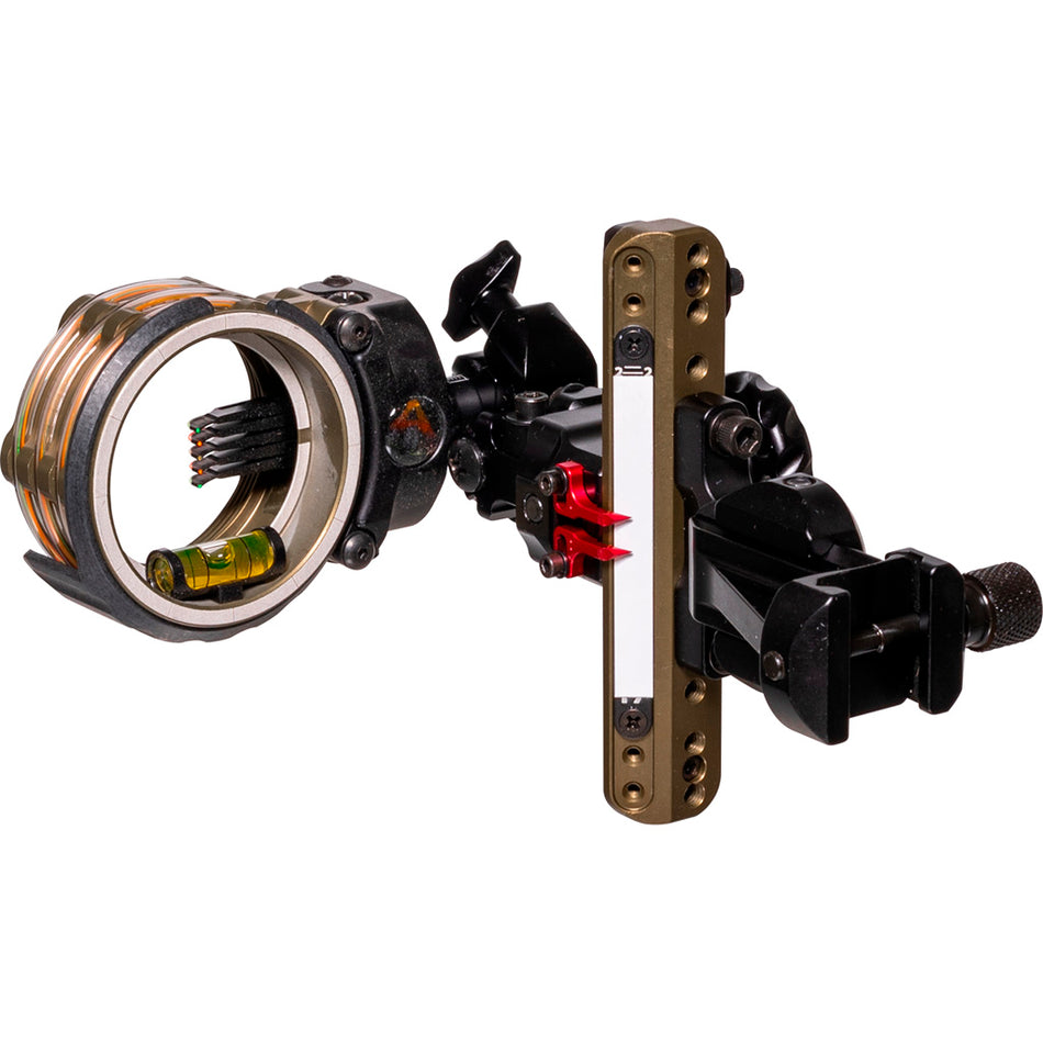 Axcel LANDSLYDE Picatinny Slider Tactical Bowhunting Sight AccuStat II Micro 5 Pin .010