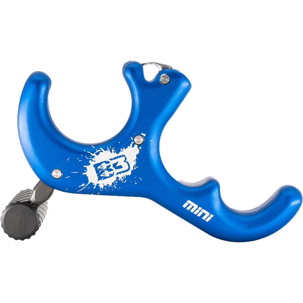 B3 Exit Mini Archery Release Blue Aluminum Handle