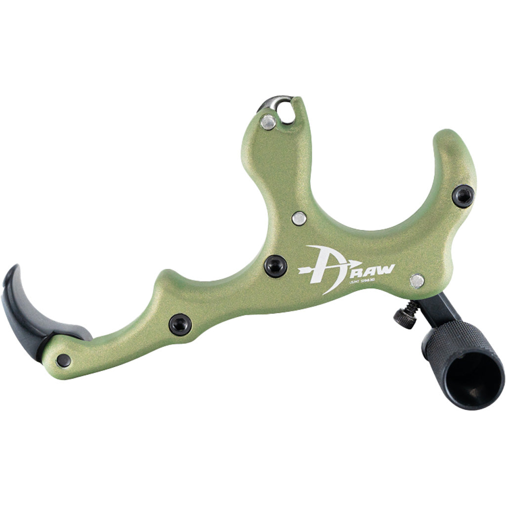B3 Draw Closed Hook Archery Release Crocodile Green