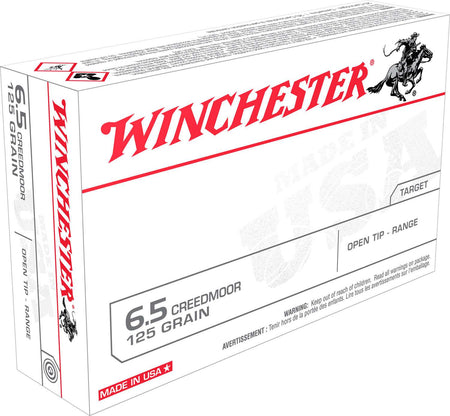 Winchester Ammo USA65CM USA 6.5 Creedmoor 125 gr Open Tip Range