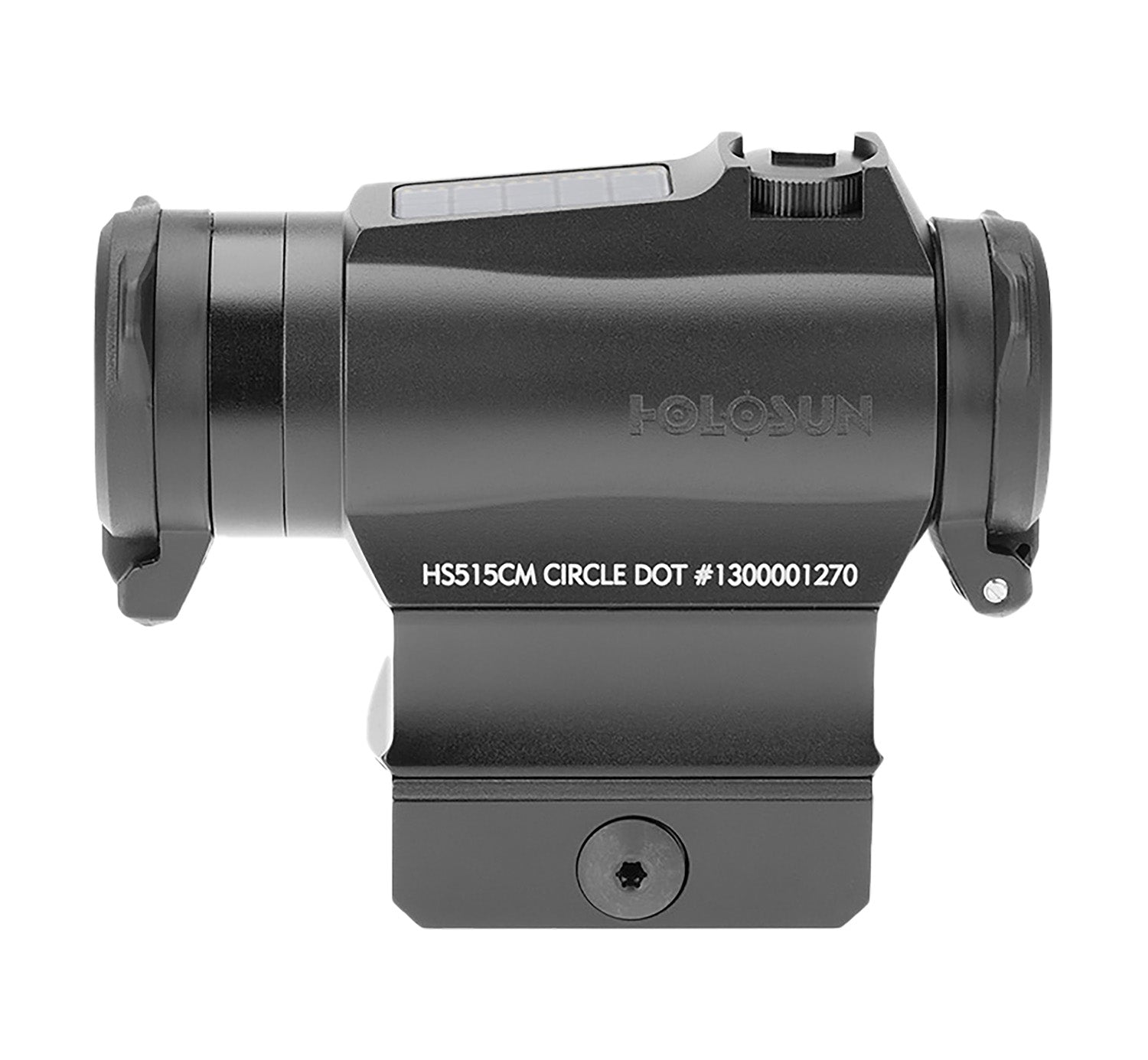 Holosun HS515CM 515 Black Anodized 1x20mm 2 MOA Red Dot/65 MOA Circle Multi-Reticle Sight