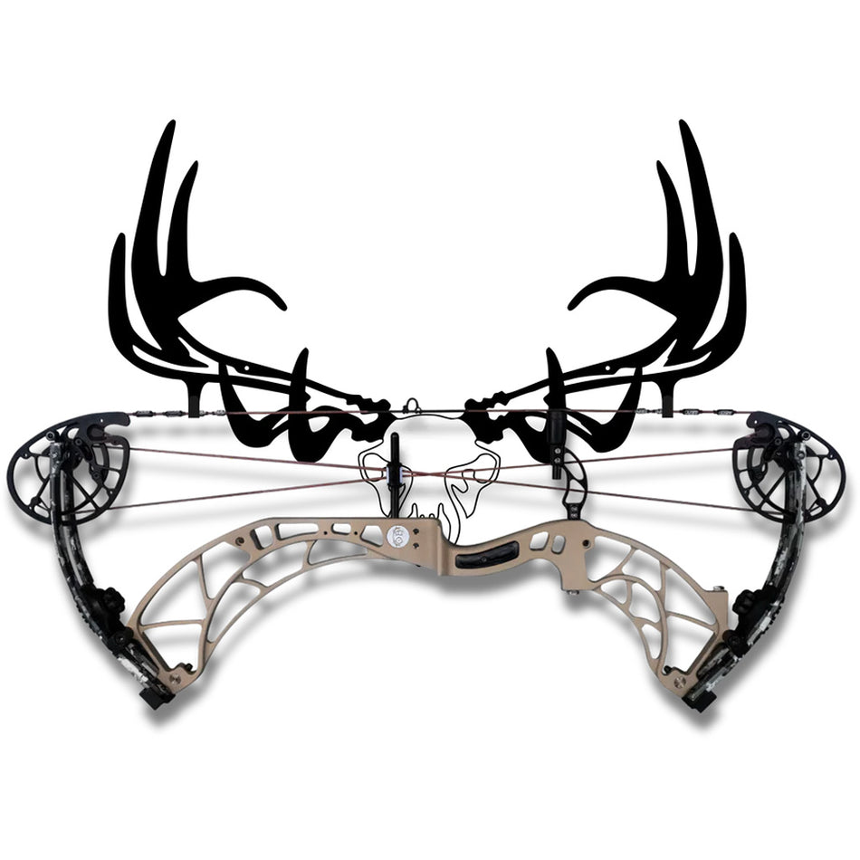 Raxx Elk Skull Crossbow Bow Hanger Wall Mount