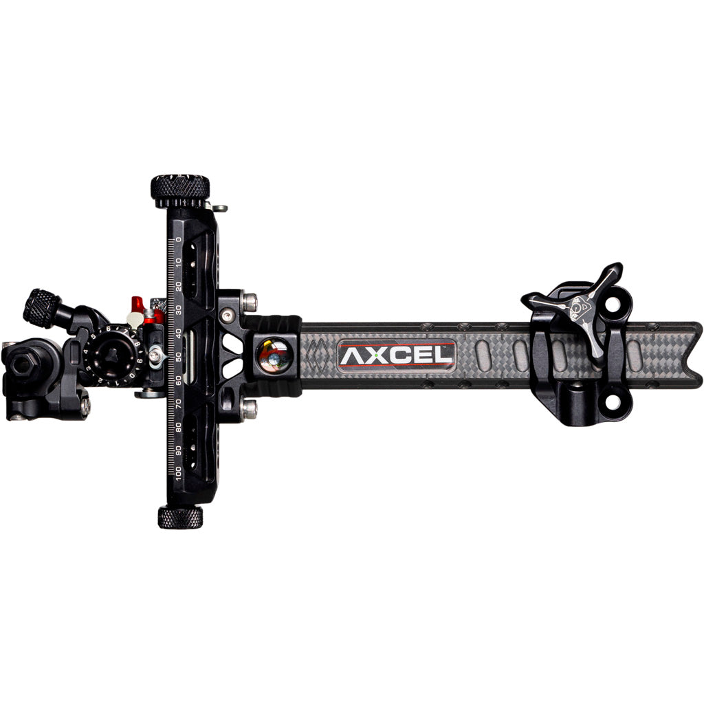Axcel Achieve XP Pro Carbon Bar Compound Bow Sight Black 6 in. LH