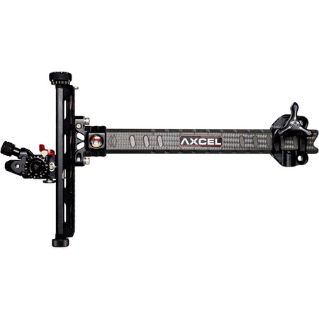 Axcel Achieve XP Pro Carbon Bar Recurve Bow Sight Black 9 in. LH
