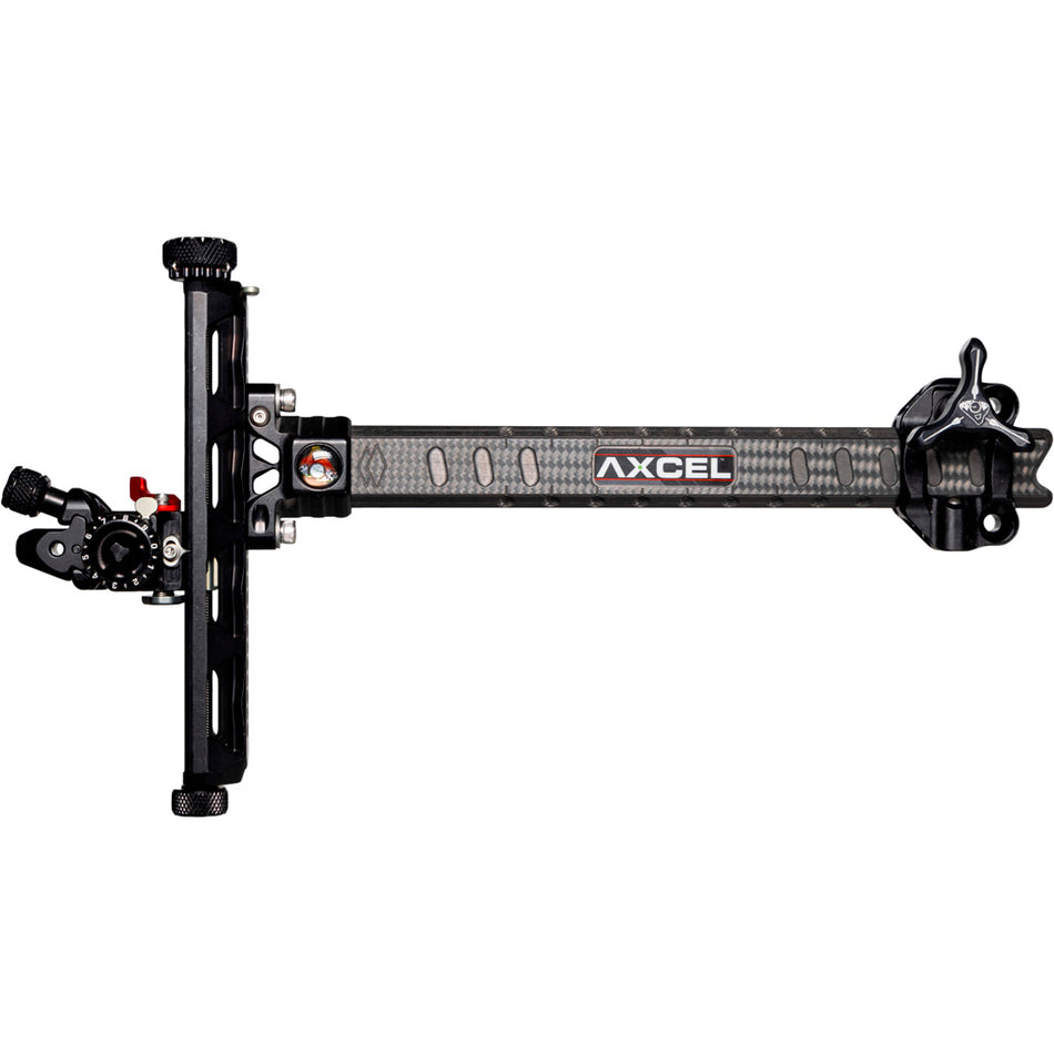 Axcel Achieve XP Pro Carbon Bar Recurve Bow Sight Black 9 in. LH