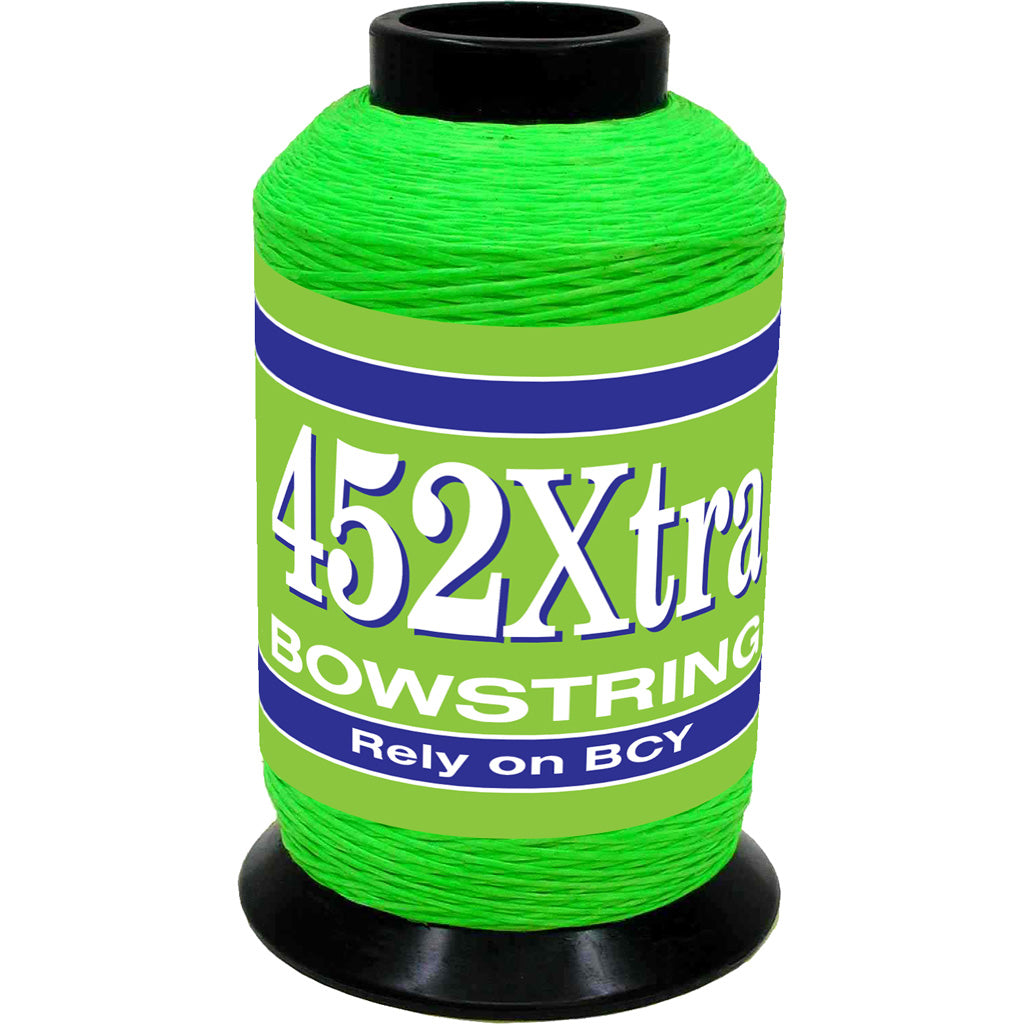 BCY 452Xtra Bowstring Material Flo Green 1/4 lb Spool
