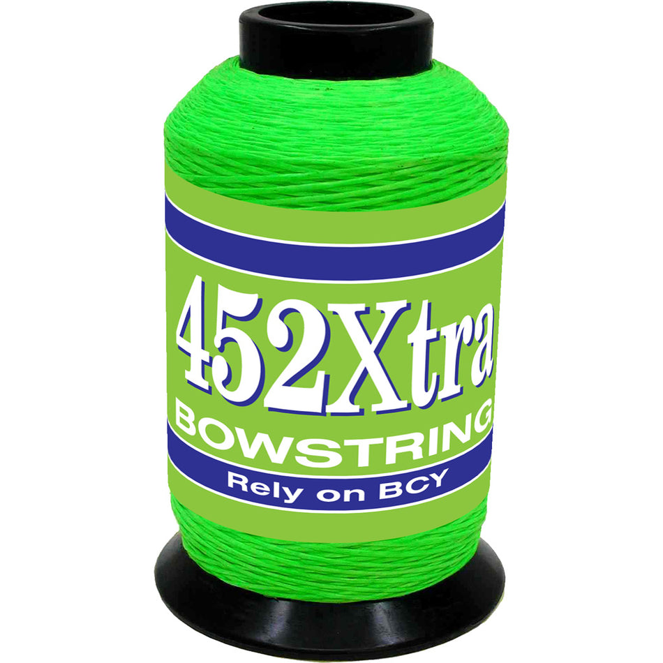BCY 452Xtra Bowstring Material Flo Green 1/4 lb Spool