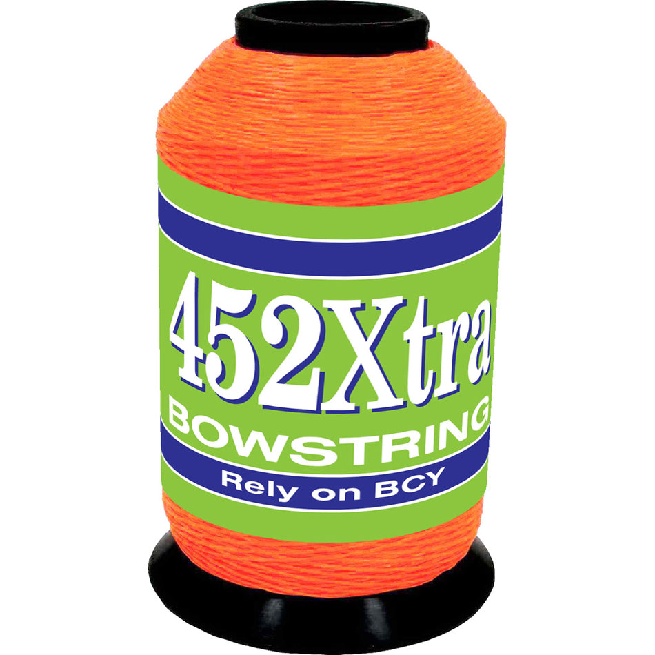 BCY 452Xtra Bowstring Material Flo Orange 1/4 lb Spool
