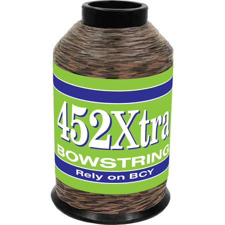BCY 452Xtra Bowstring Material Tan/Black 1/4 lb. - 67% Dyneema 33% Vectran