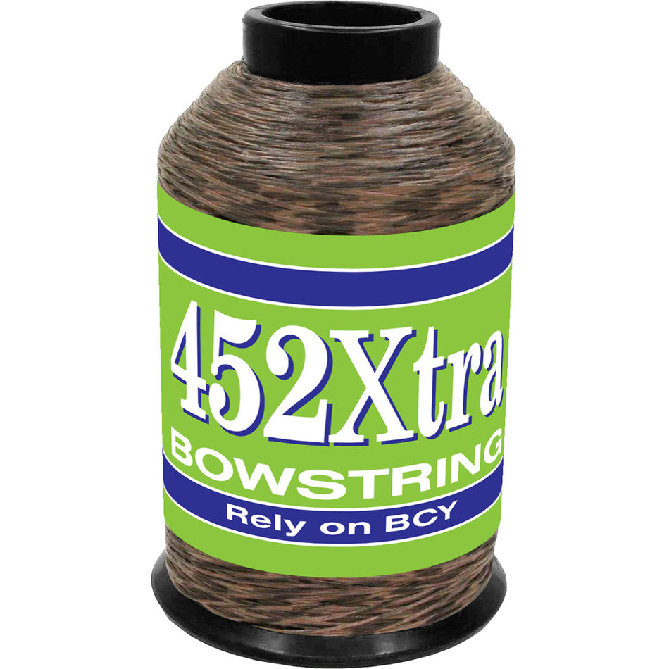 BCY 452Xtra Bowstring Material Tan/Black 1/4 lb. - 67% Dyneema 33% Vectran