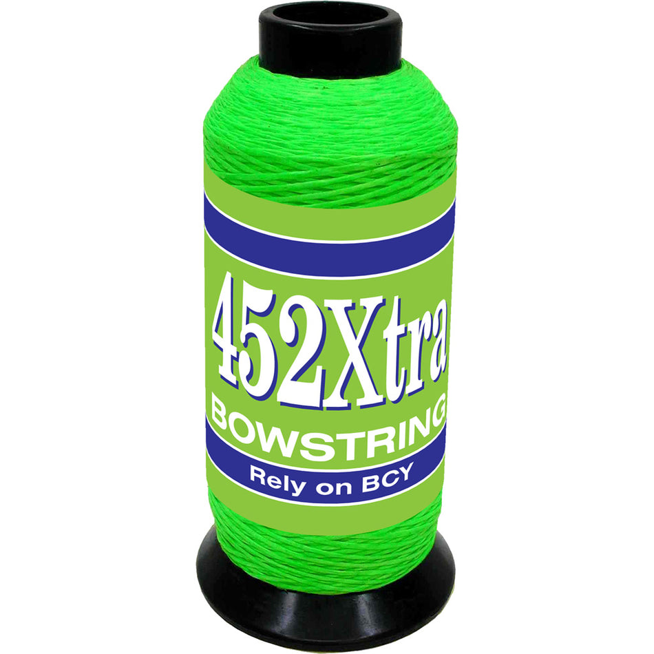 BCY 452Xtra Bowstring Material Flo Green 1/8 lb. - 67% Dyneema 33% Vectran