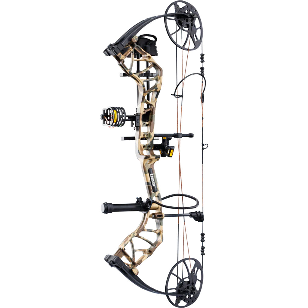 Bear Legit MAXX RTH Compound Bow Package Fred Bear Camo/Black 10-70 lbs. LH