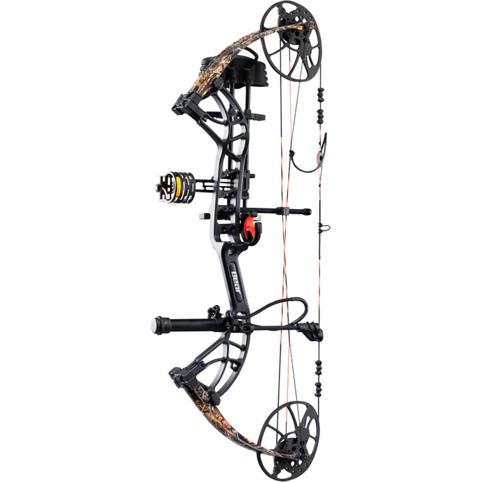 Bear Cruzer G4 RTH Compound Bow Package Black/Wildfire 10-70 lbs. Left Hand