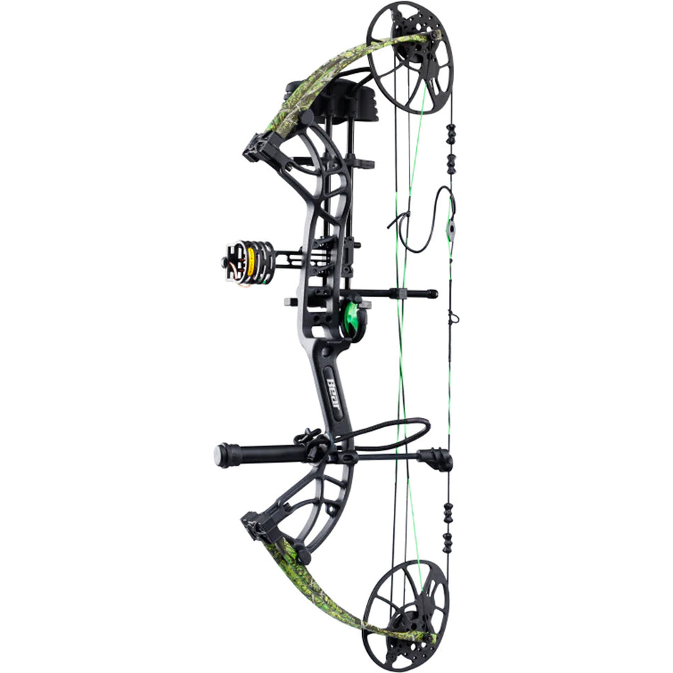 Bear Cruzer G4 RTH Compound Bow Package Black/Toxic 10-70 lbs. Right Hand