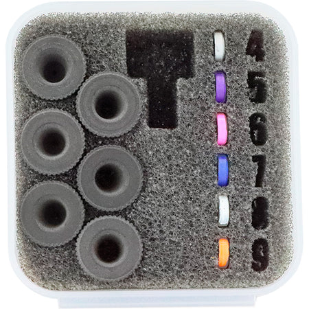 Specialty Iron I Rifle Peep Complete Kit with 6 Apertures, 6 Verifiers, and Case