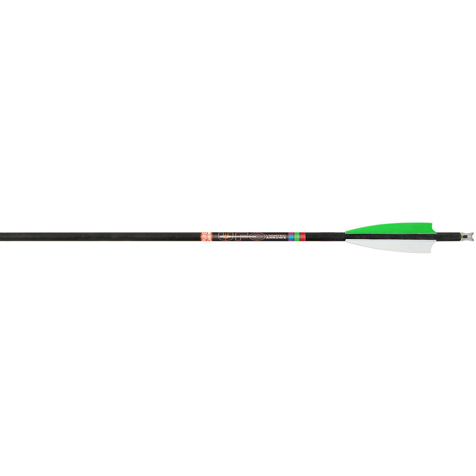30-06 UFO Lighted Green Moon Nock Carbon Crossbow Bolt 20 in. 3-Pack