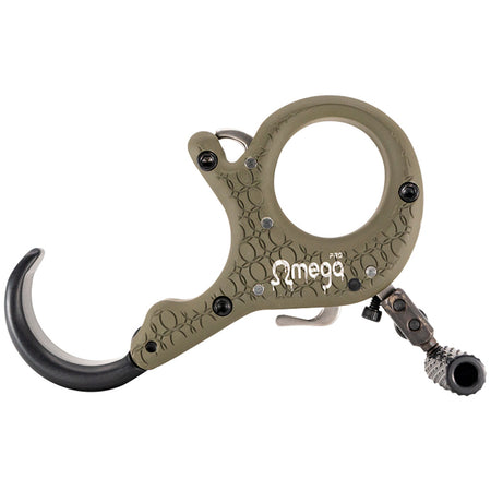 B3 Omega Pro Bow Release Aid OD Green - 2/3/4 Finger Star Drive