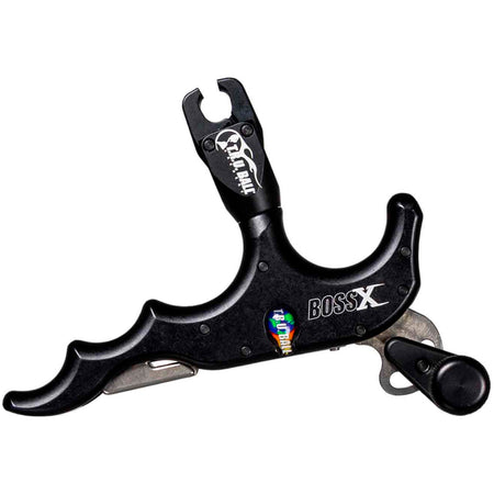 Tru Ball Boss X 4-Finger Archery Release - Black