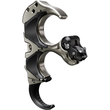 Tru Ball Aileron HBC Flex 3-Finger Hinge Release - Black/Quick Silver Brass Medium