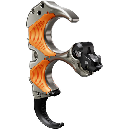 Tru Ball Aileron HBC Flex 3-Finger Hinge Release - Orange/Quick Silver Brass Medium