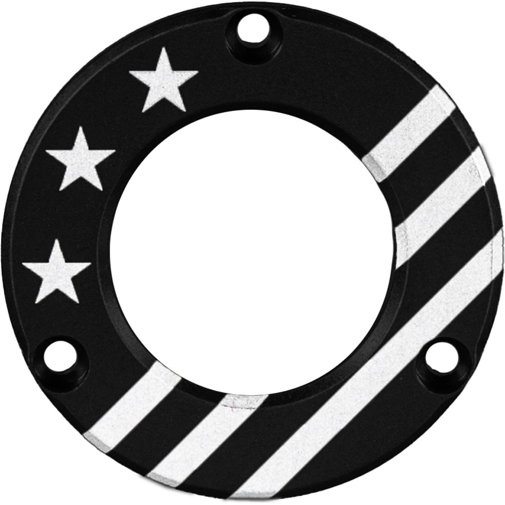 Axcel Driver Hubcap Black Patriotic USA Engraving for Bow Sight