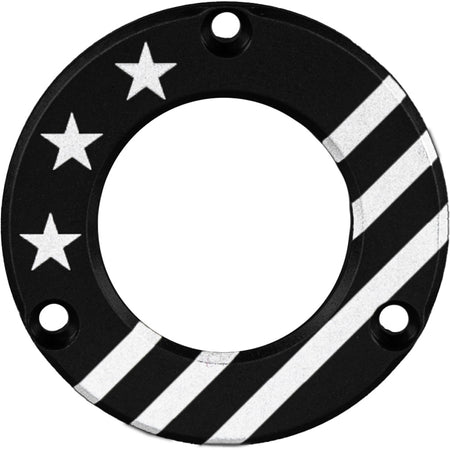Axcel Driver Hubcap Black Patriotic USA Engraving for Bow Sight