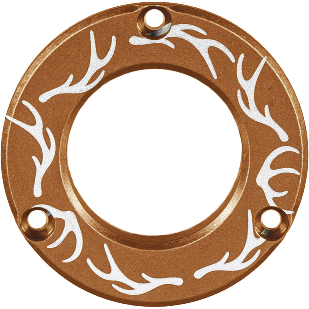 Axcel Driver Hubcap Coyote Tan Elk Antlers Engraving for Bow Sight