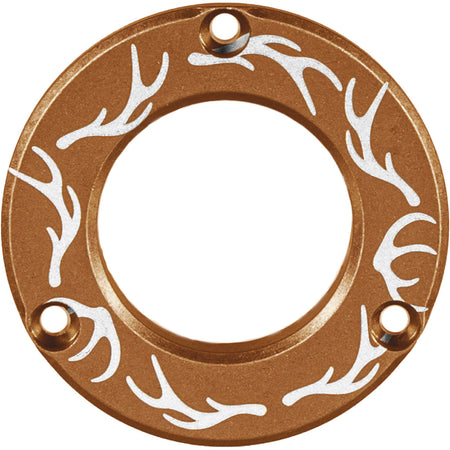 Axcel Driver Hubcap Coyote Tan Elk Antlers Engraving for Bow Sight