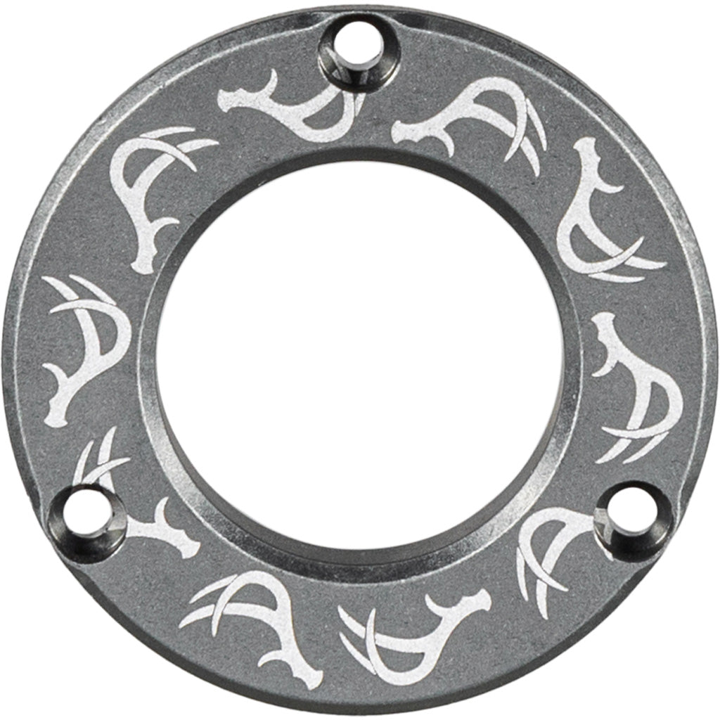 Axcel Driver Hubcap Stone Gray with Deer Antlers Engraving Pattern
