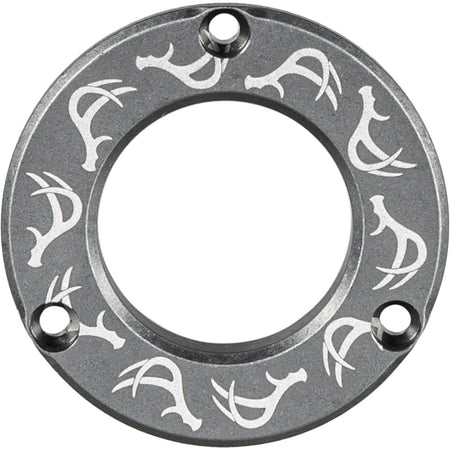 Axcel Driver Hubcap Stone Gray with Deer Antlers Engraving Pattern