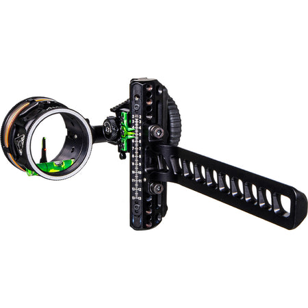 Axcel Driver Plus Slider Bow Sight with AVX-41 Scope Stealth BH .019 Green Red Ranger 2-Pin RH