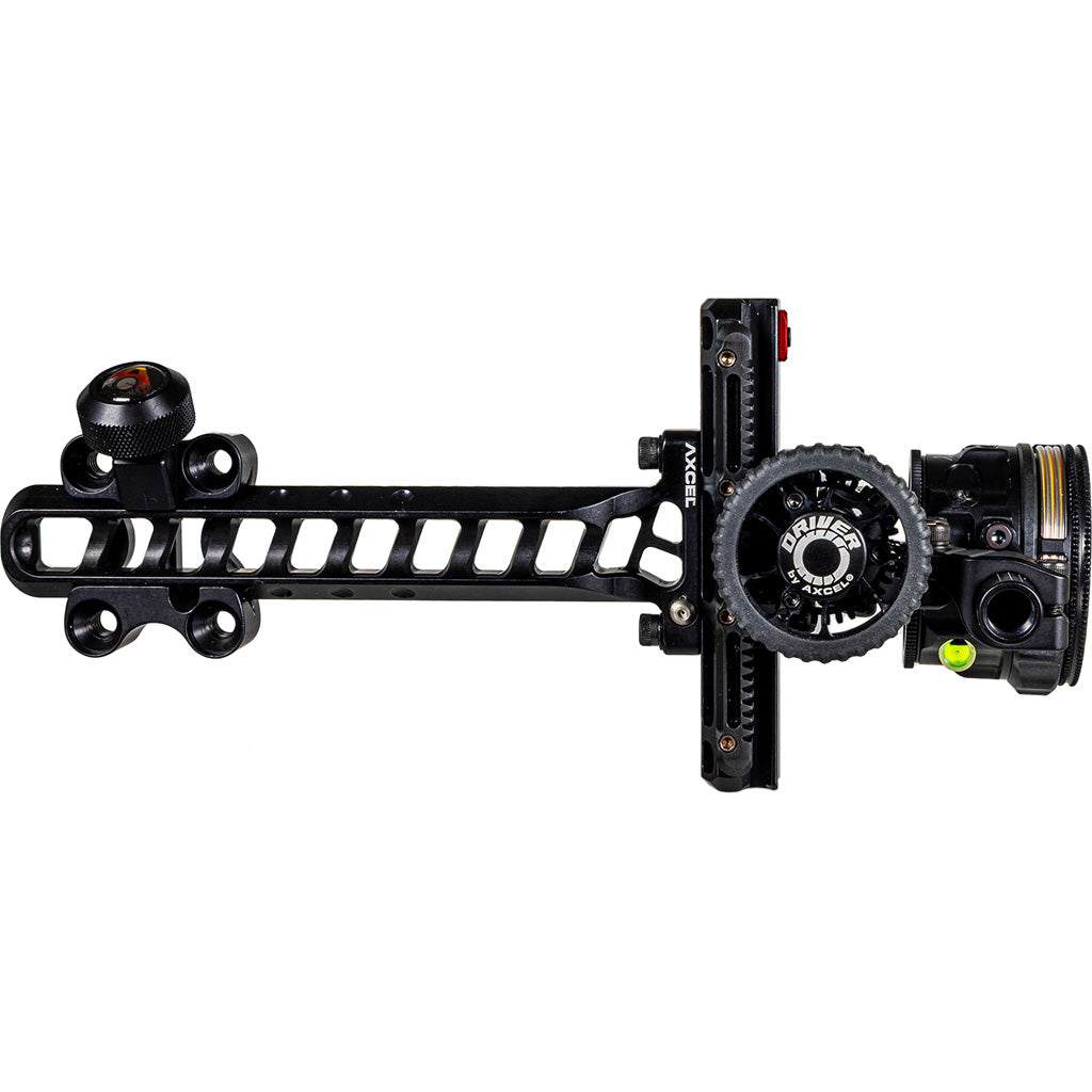 Axcel Driver Plus Slider Bow Sight with AVX-41 Scope Stealth BH .010 Green Red Ranger 2-Pin RH
