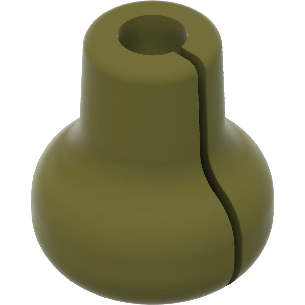Pine Ridge Beak Button Archery Nose Anchor - Olive Green, 1 Pack