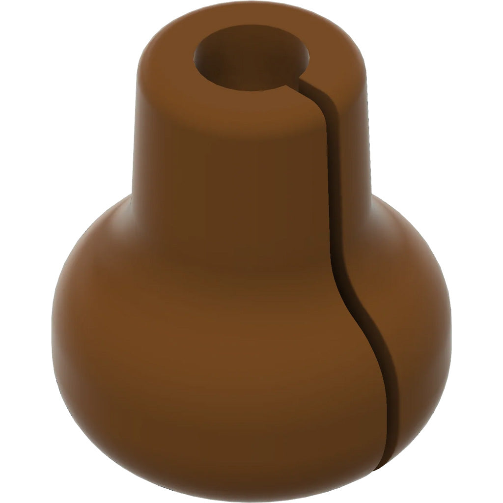 Pine Ridge Beak Button Archery Nose Anchor - Brown, 1 Pack