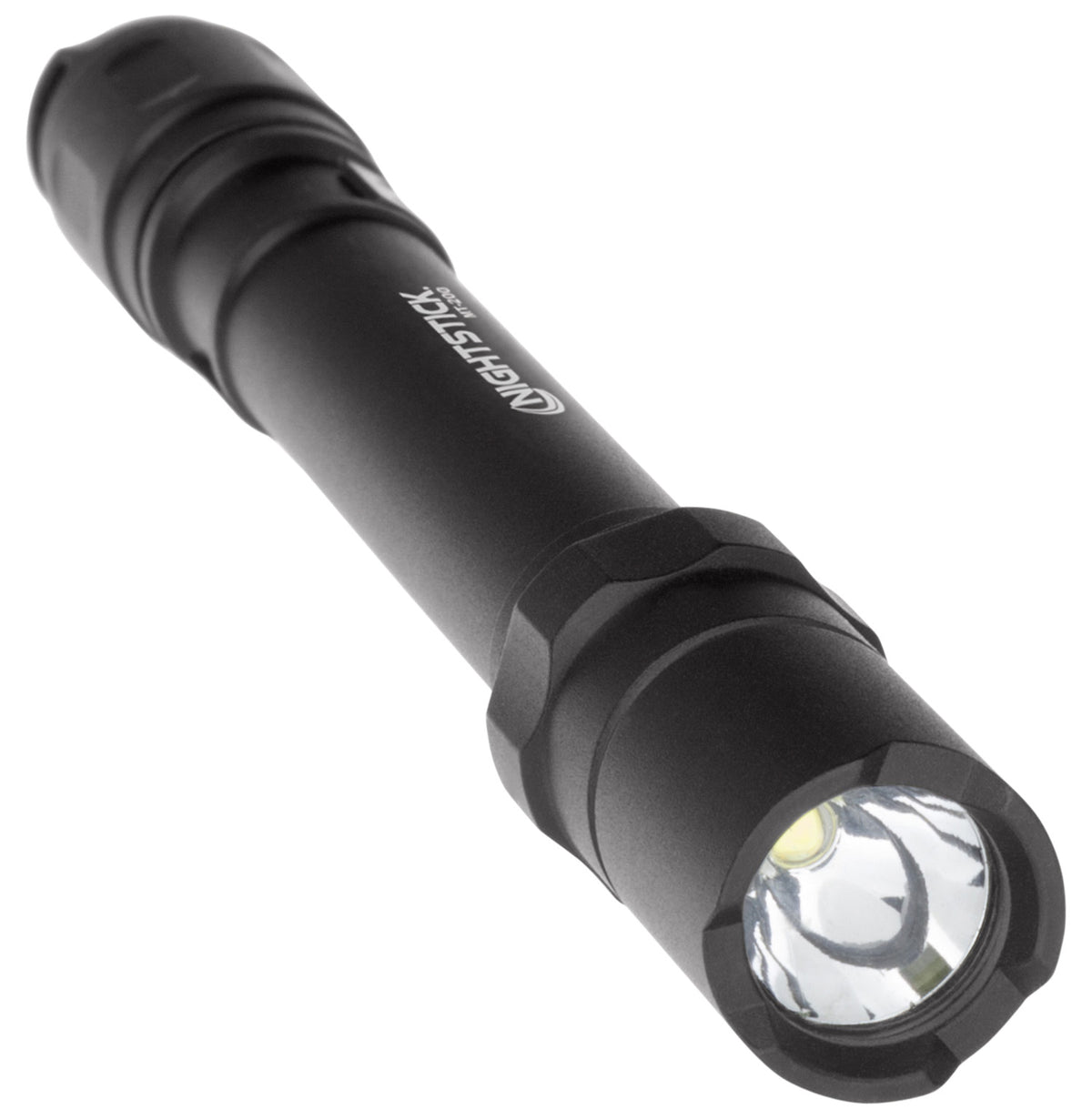 Nightstick MT-200 Mini-TAC Pro Flashlight Black Anodized 135 Lumens White LED 2-AAA Battery