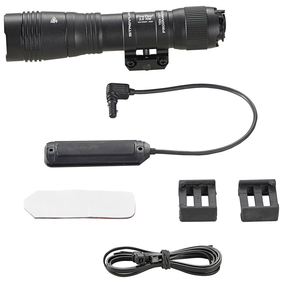 Streamlight 89009 ProTac 2.0 Rail Mount Flashlight Black 2000 Lumens White LED Picatinny