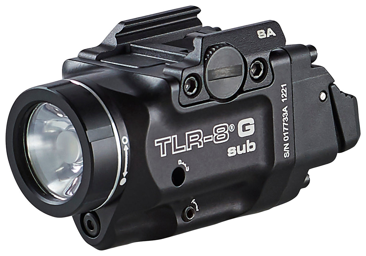 Streamlight 69439 TRL-8 G Sub Gun Light with Green Laser Black 500 Lumens for Springfield Armory Hellcat