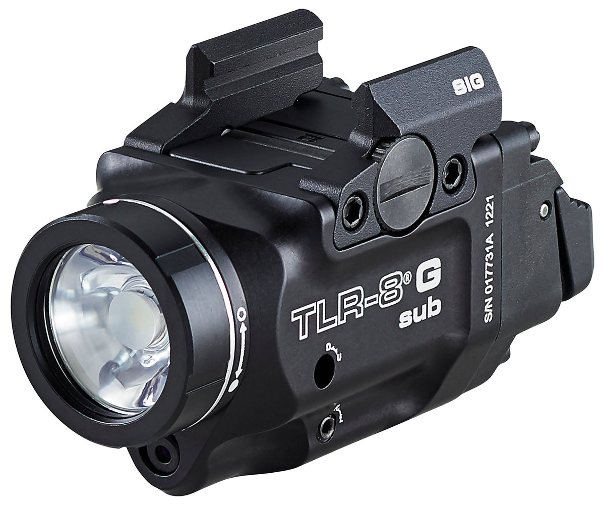Streamlight 69437 TLR-8 Gun Light with Green Laser Black 500 Lumens Sig Sauer P365/P365XL