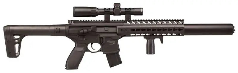 SIG Sauer MCX Air Rifle .177 Cal 88gr CO2 30rd Black with 14x24 Air Scope