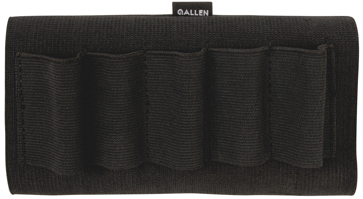 Allen 205 Basic Elastic Shotgun Shell Holder Black 5rd Buttstock Mount