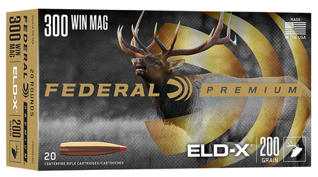 Federal P300WELDX1 Premium ELD-X Extremely Low Drag-eXpanding  200 Grain .300 Winchester Mag
