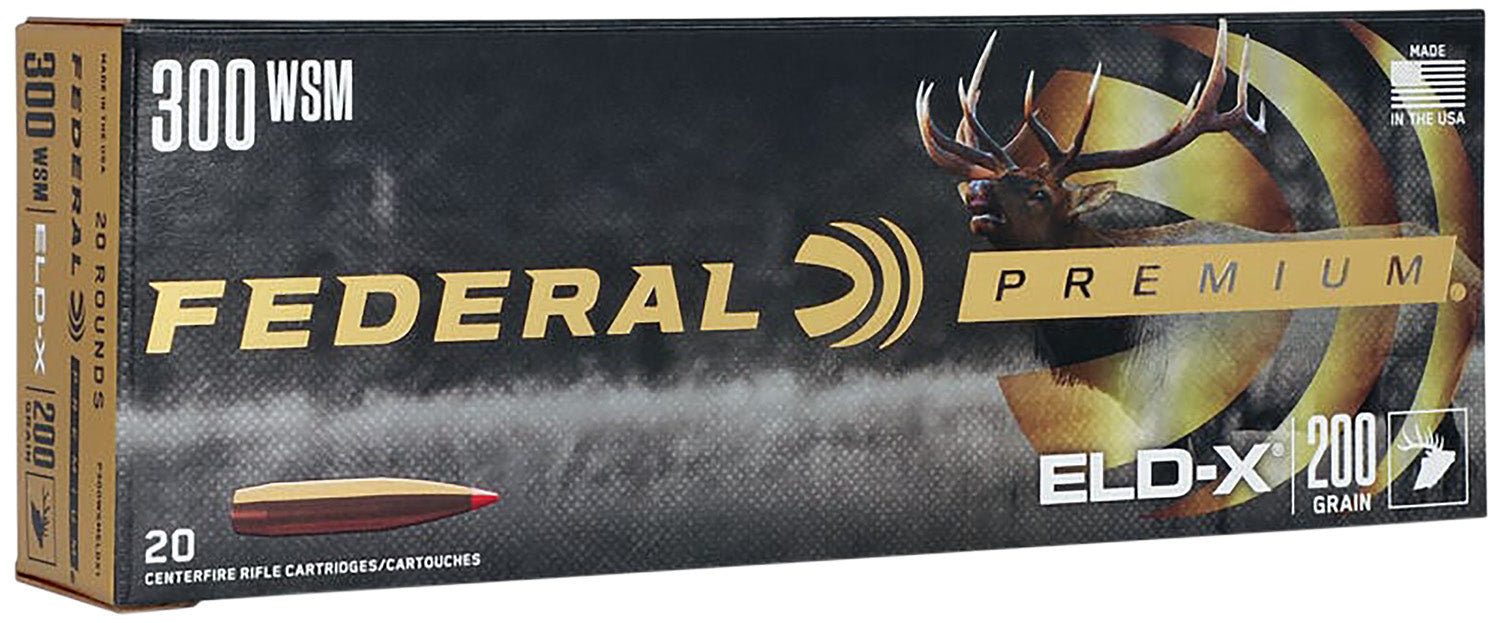 Federal Premium Extremely Low Drag eXpanding .300 WSM 200 gr PolyTip ammo