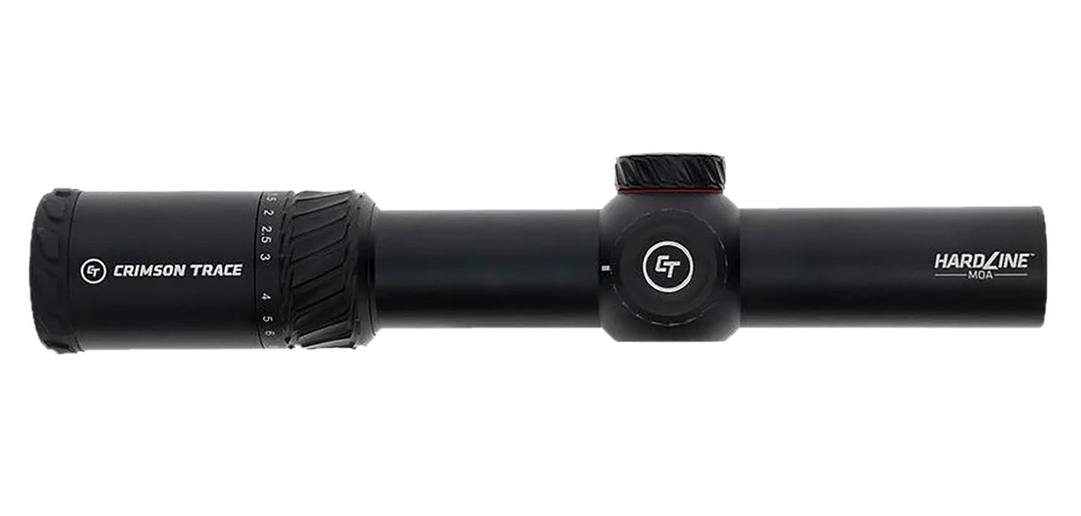 Crimson Trace Hardline 013002299 1-6x24mm Black Anodized 34mm Tube Illuminated CT TR1-MIL Reticle LPVO