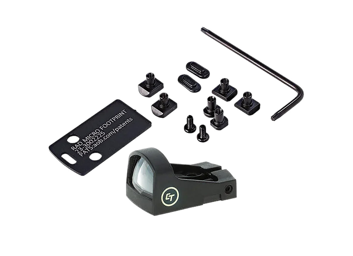 Crimson Trace CTS-1520 Combo Kit Matte Black 1x 3.25 MOA Red Dot with Dovetail Mount