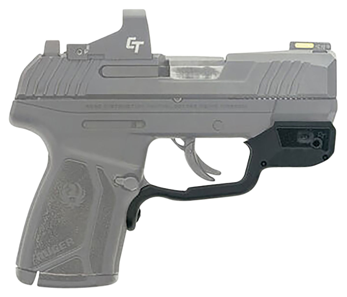 Crimson Trace 0102050 Laserguard Ruger MAX-9 Green Laser Sight, Black Polymer