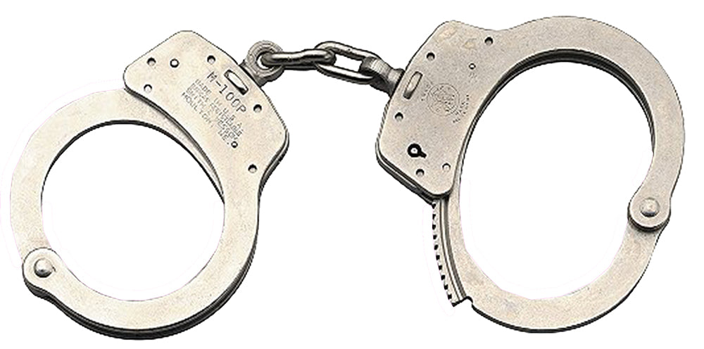 Smith & Wesson Model 100P Push Pin Handcuffs – Stainless Steel