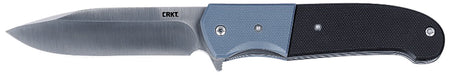 CRKT 6880 Ignitor 3.48" Folding Drop Point Satin 8Cr13MoV SS Blade Blue and Black G10 Handle with Pocket Clip