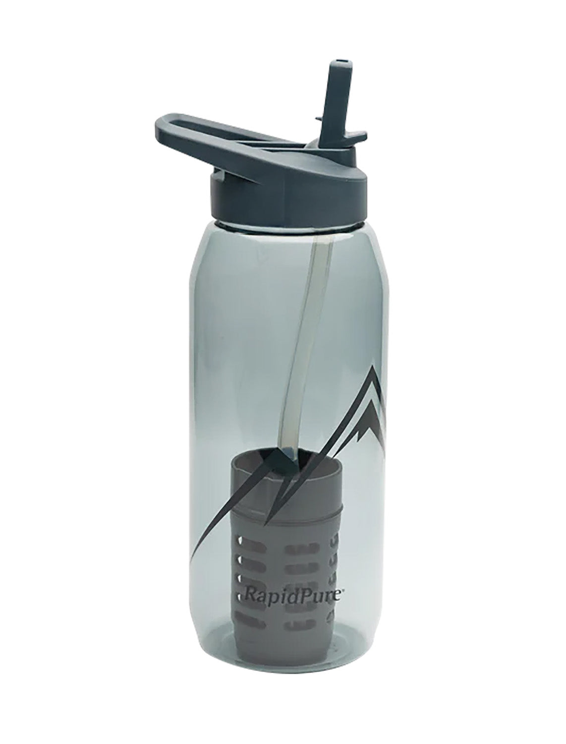 RapidPure 01600123 Purifier+ Plastic Water Purification Bottle with Ultralight Straw