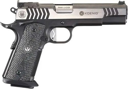dRUGER SR1911 COMPETITION CUSTM 9MM PSTL 5" BLK/STS 10+1